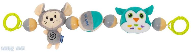 Sonajeros de terciopelo para cochecitos mixtos de bebé