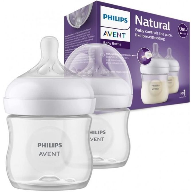 Biberon Avent Natural response 125ml x2