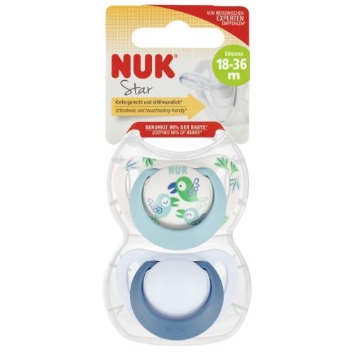 Ciucci Nuk Silicone 2 pezzi azzurro