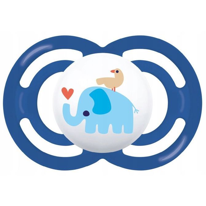 Ciuccio Mam PERFECT elefante blu varie misure silicone