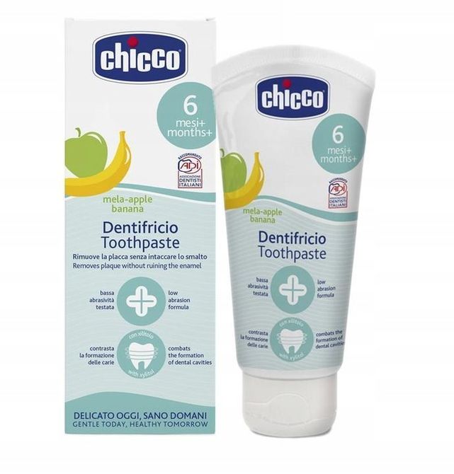 Dentifricio chicco  50ML mela-banana 6-24M