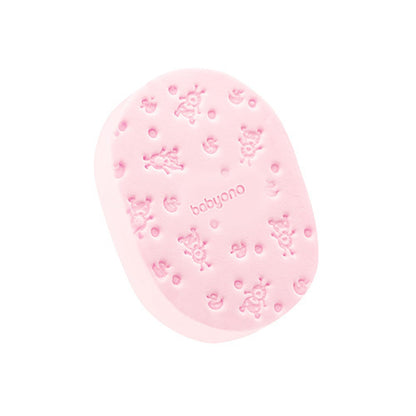 Spugna Morbida BabyOno  Delicata sulla Pelle del Neonato rosa