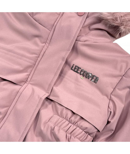 Giubottino parka bimba rosa