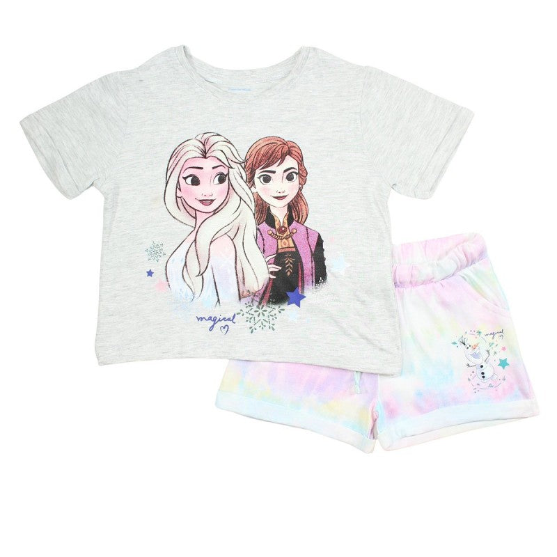 Set Bimba Frozen 100% Cotone Estivo