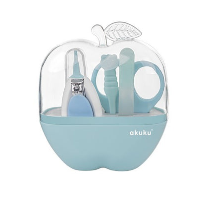 Set Cura Unghie Neonati Akuku  Confezione a Forma di Mela