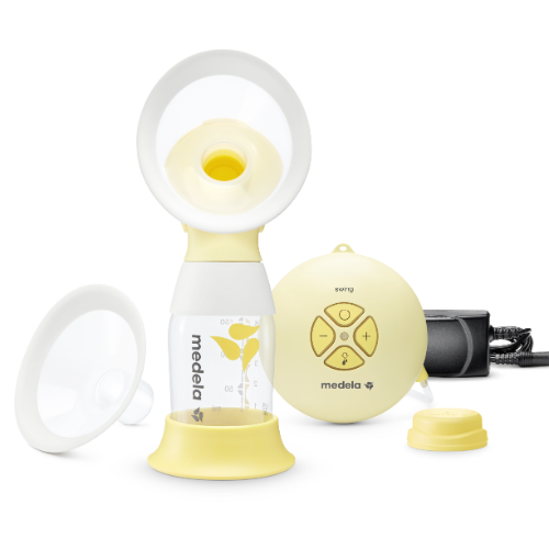 Medela Swing Flex Tiralatte Elettrico Singolo, Design Compatto e Portatile, con Coppe PersonalFit Flex e Tecnologia Medela 2-Phase Expression