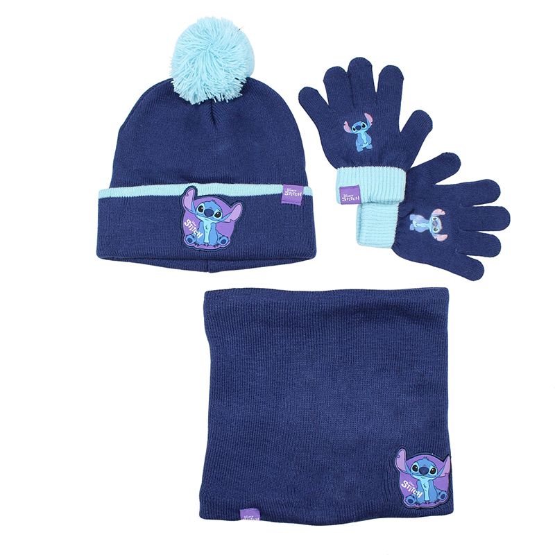 Conjunto de gorro, guantes y bufanda.