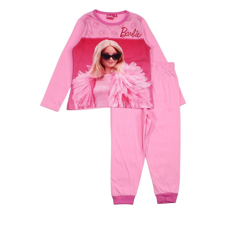 Pigiama Bambina Barbie - 2 Pezzi in Cotone