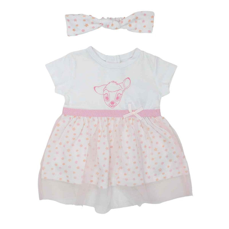 Abitino Bambina Disney Bambi con fascia cordinata