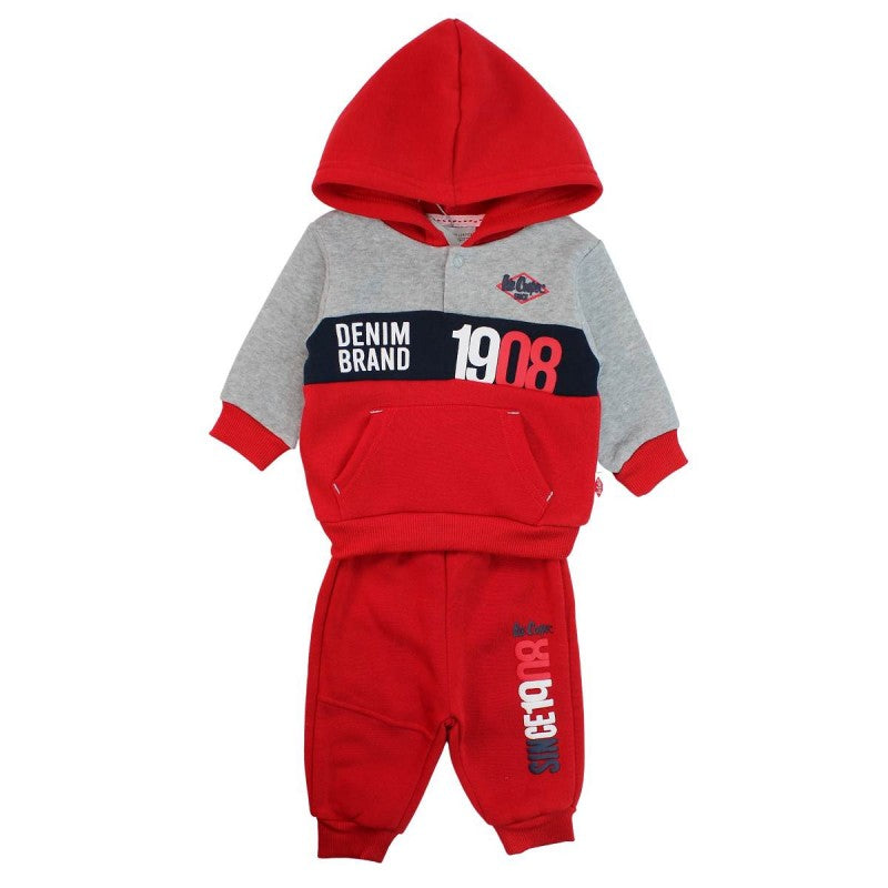 Tuta Sportiva Bambino Lee Cooper - 2 Pezzi con Felpa e Pantaloni