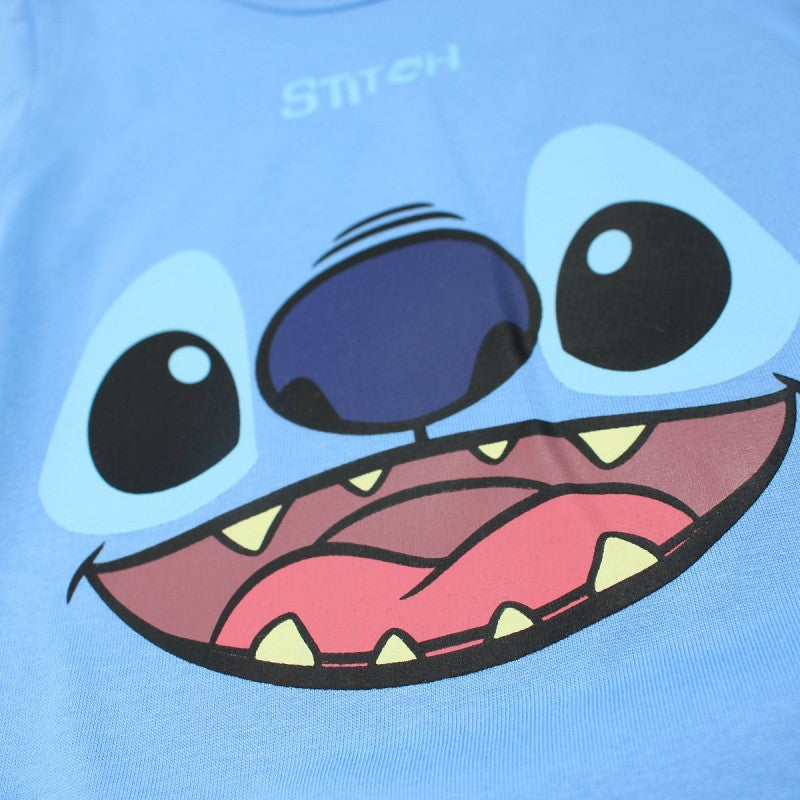 Pagliaccetto in 100% Cotone Disney - Stitch Sorridente