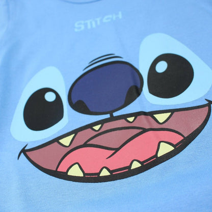 Pagliaccetto in 100% Cotone Disney - Stitch Sorridente