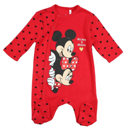 Tutina bimba Caldo cotone Mickey e minnie mouse