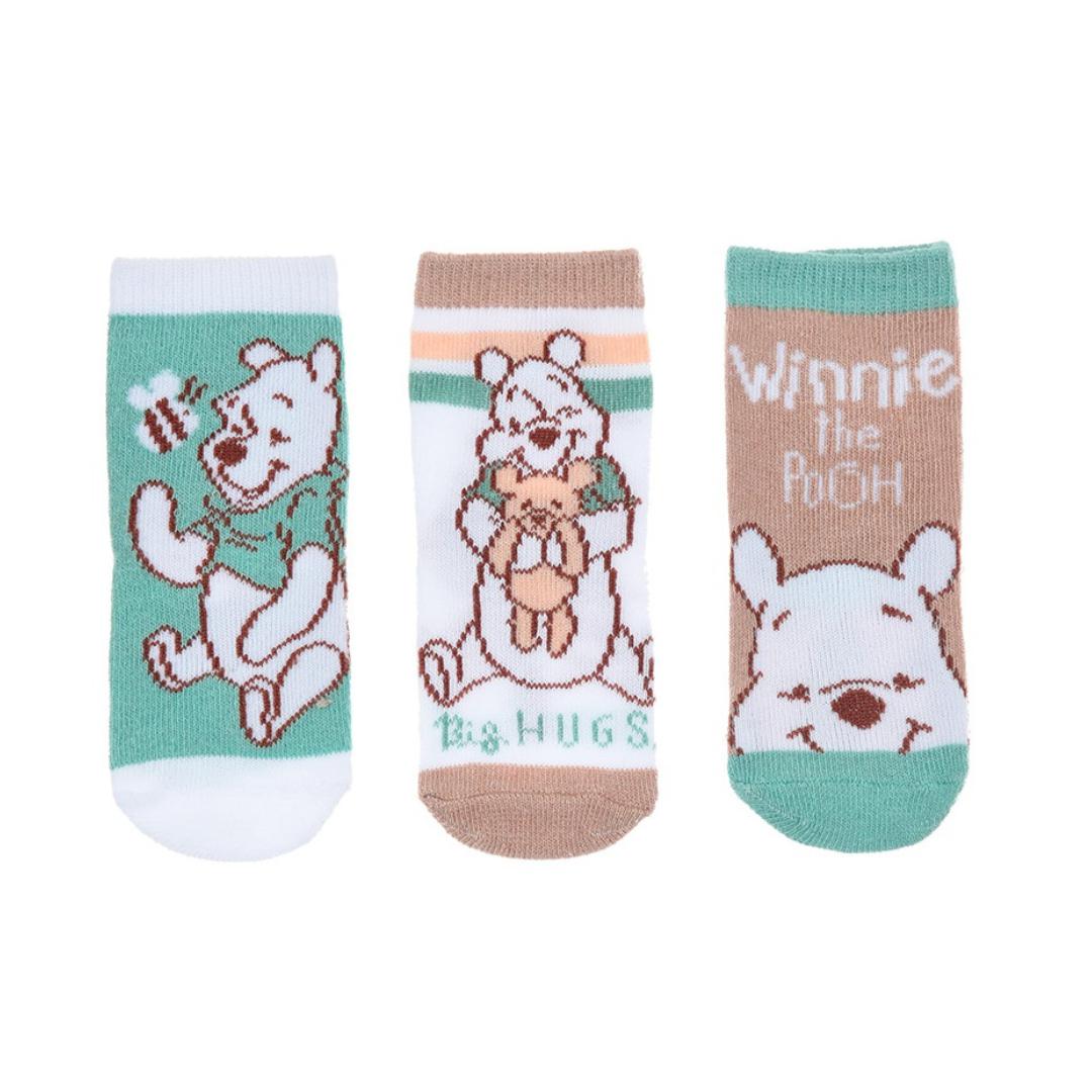 Calzini Winnie 3pz Cotone Disney