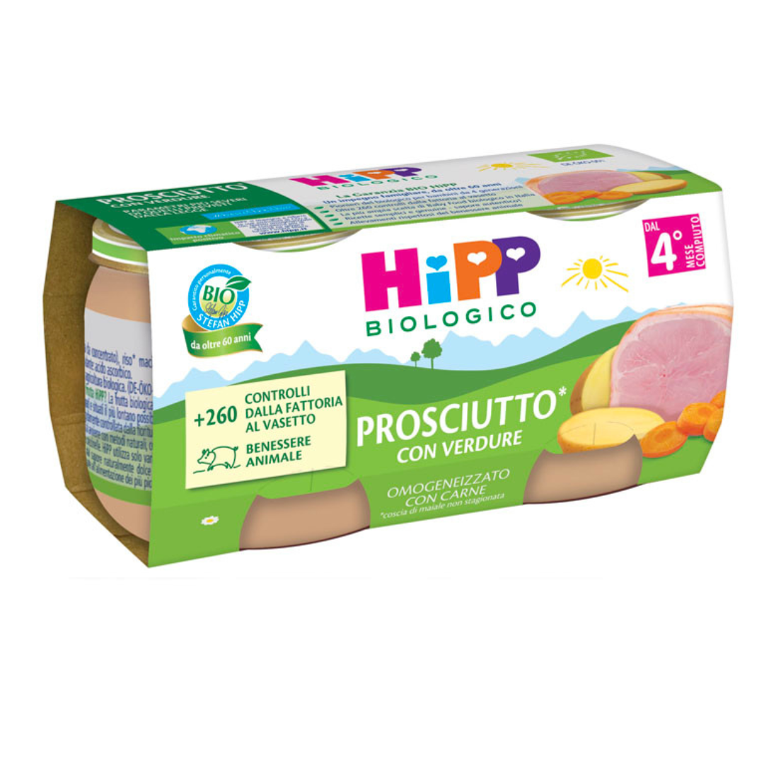 Omo Prosciutto con verdure Hipp 80gr x 4