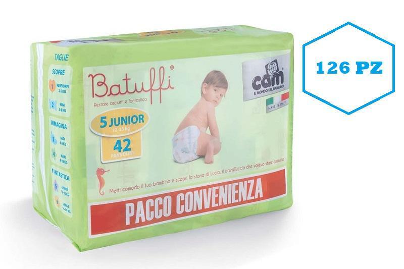 Pannolini batuffi cam 5 junior - Baby Shop Store