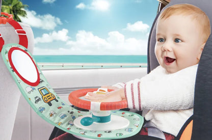 Toy steering wheel, volante per sedile auto