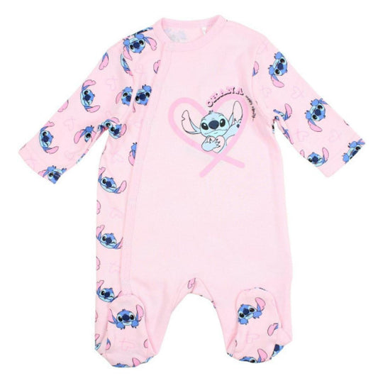 Tutina stitch rosa 100 cotone - Baby Shop Store