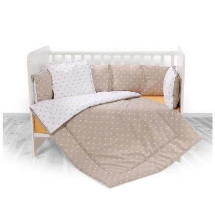 Set lettino Lorelli "lily" bianco e beige corone - Baby Shop Store