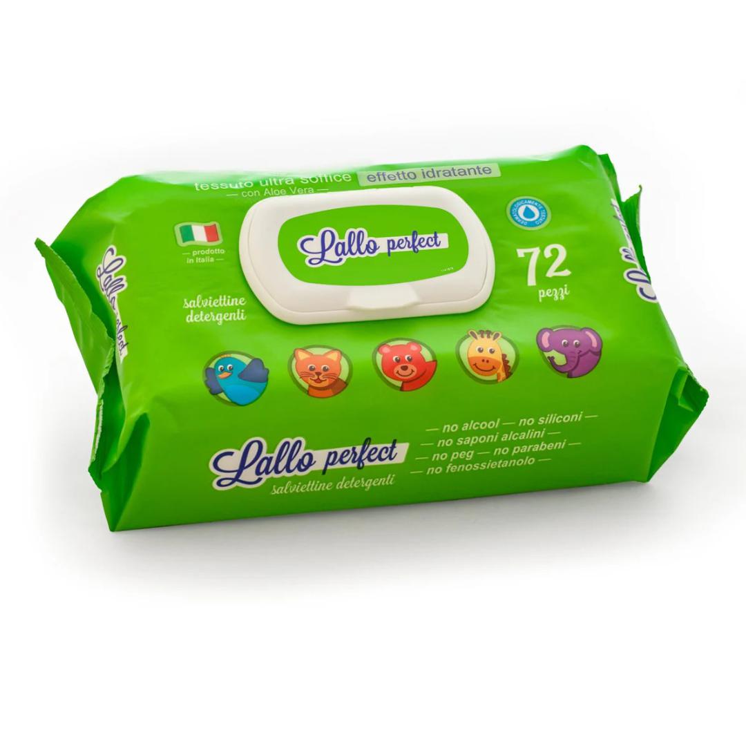 Salviettine lallo perfect 72pz