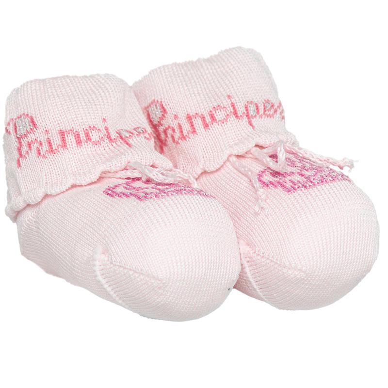 Scarpette neonata "principessa" Caveja rosa - Baby Shop Store