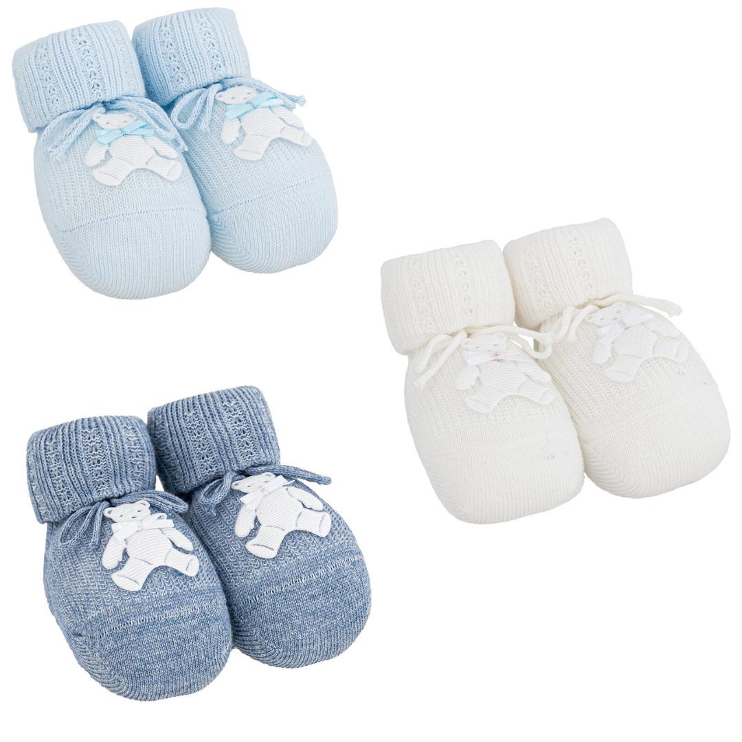 Scarpette da culla caldo  cotone  orsetto