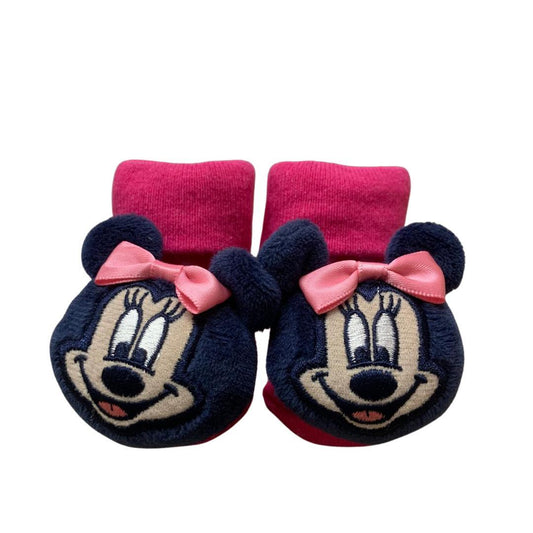 Scarpette in tessuto fucsia Minnie - Baby Shop Store