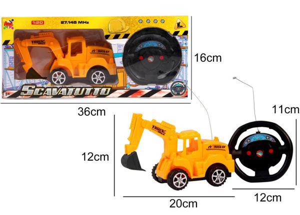 excavadora controlada a distancia