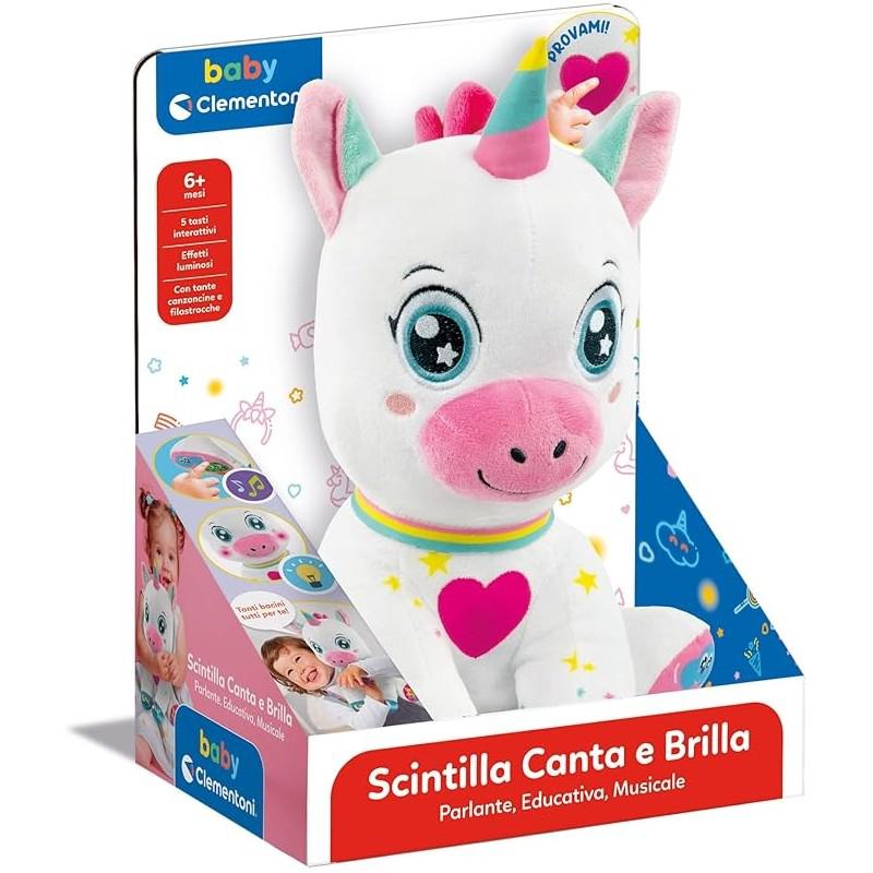 Peluche interattivo Clementoni Scintilla Unicorno