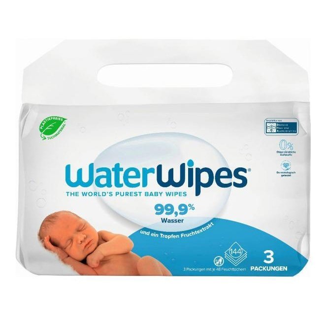 Water Wipes 3pz 144 salviettine - Baby Shop Store