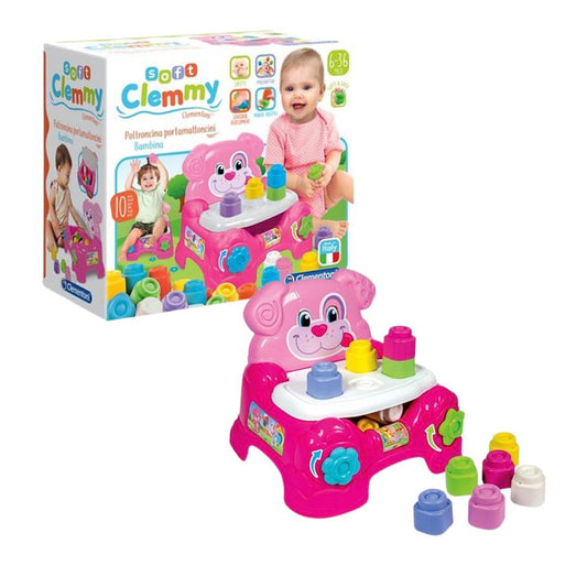 soft clemmy poltroncina rosa - Baby Shop Store