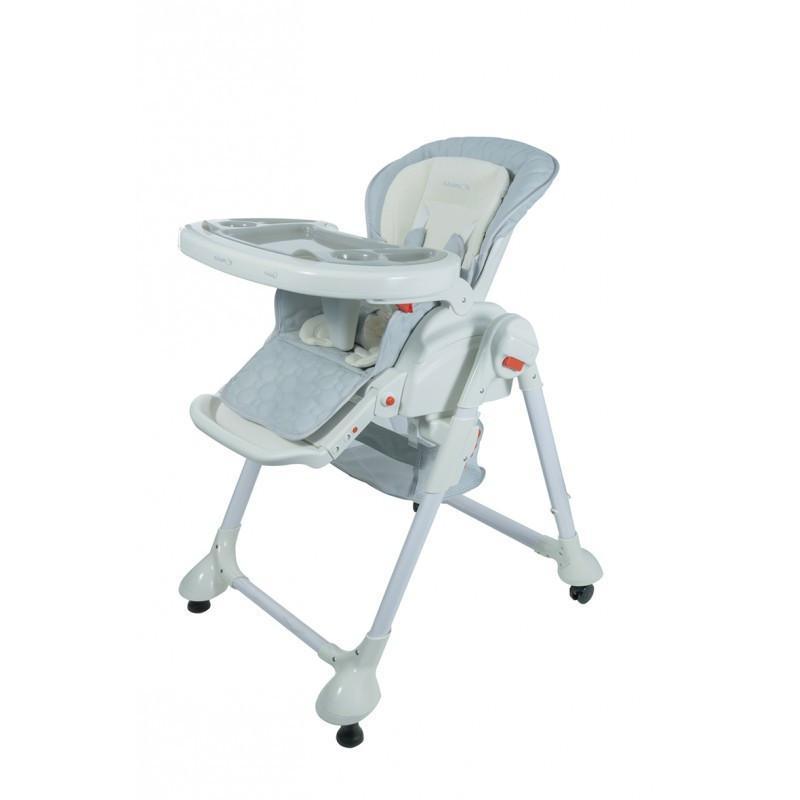 seggiolone pappa Dindalò aziamor grigio - Baby Shop Store