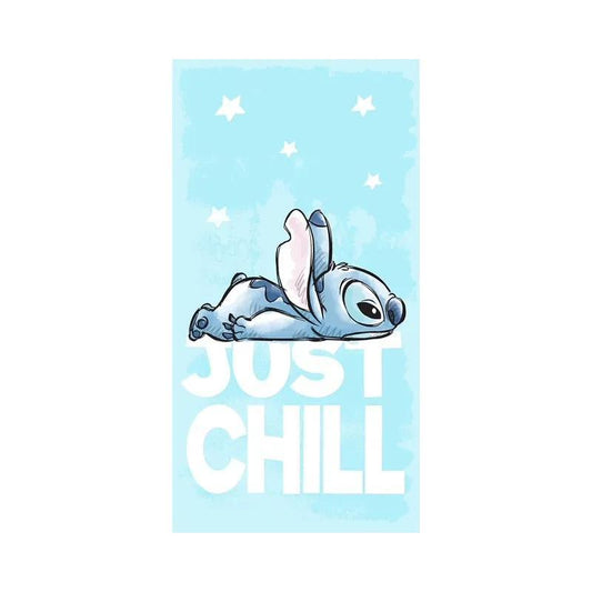 Telo Mare Stitch Microfibra 70x140cm JUST CHILL - Baby Shop Store