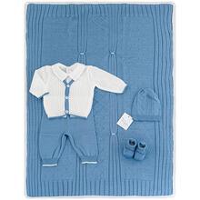 Corredino in filo maschietto Prime emozioni azzurr - Baby Shop Store