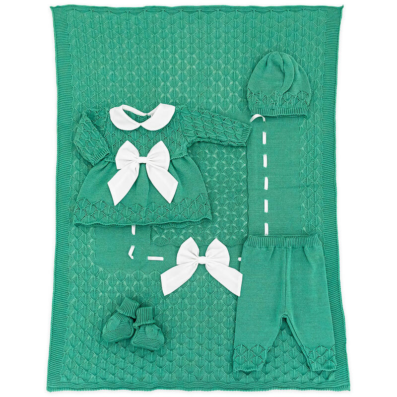 SET CORREDINO PRIMA NASCITA ESTIVO Neonata 100% cotone