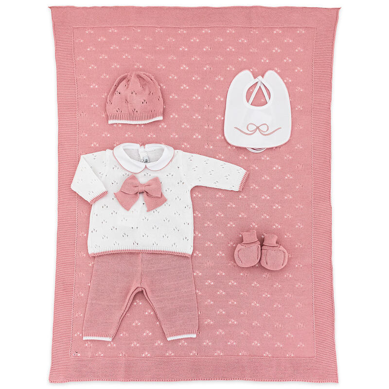 SET CORREDINO PRIMA NASCITA ESTIVO Neonata 100% cotone