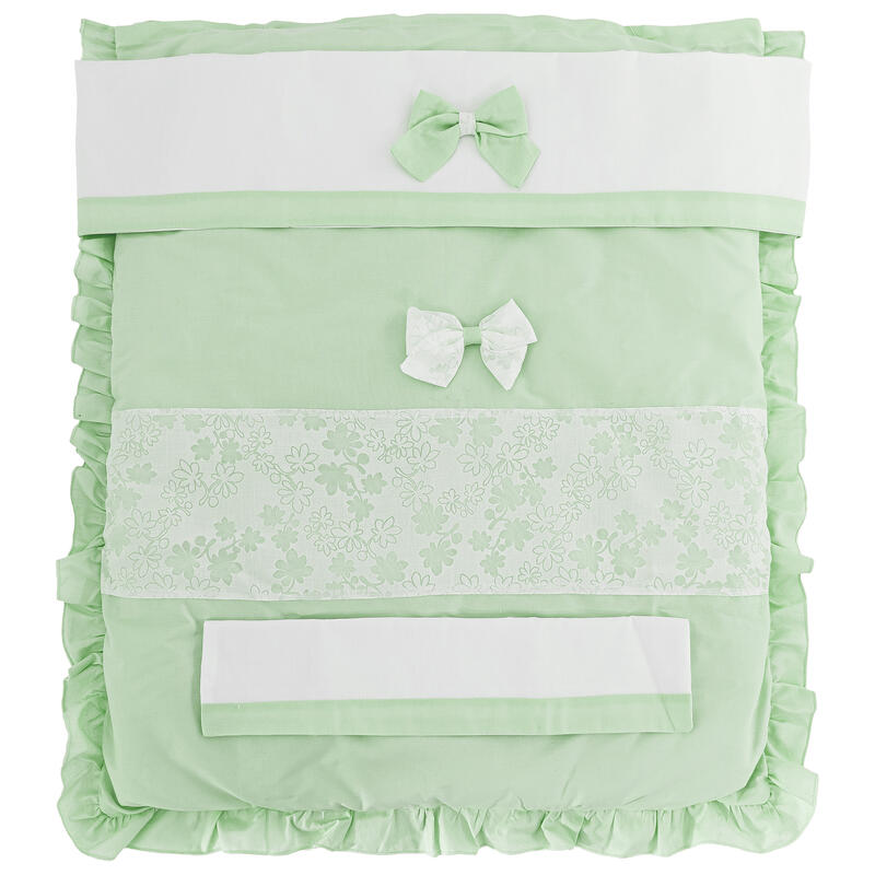 Set Corredino Prima Nascita Verde – Delicatezza e Stile per la Tua Principessina