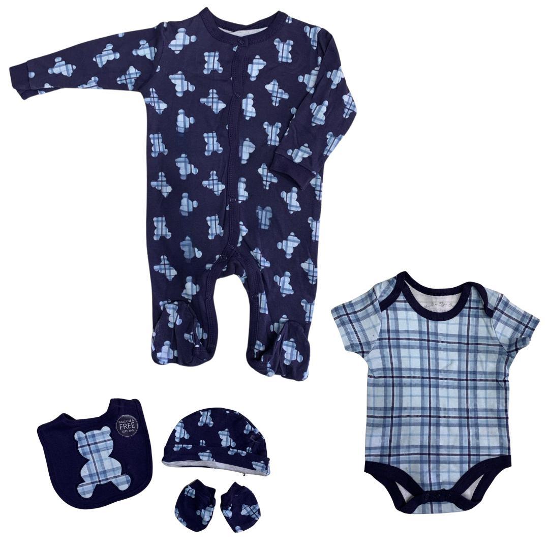 Set 5 pezzi orsetto blu - Baby Shop Store