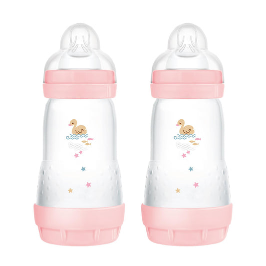 Set biberon mam 2pz 260ml 2+ rosa
