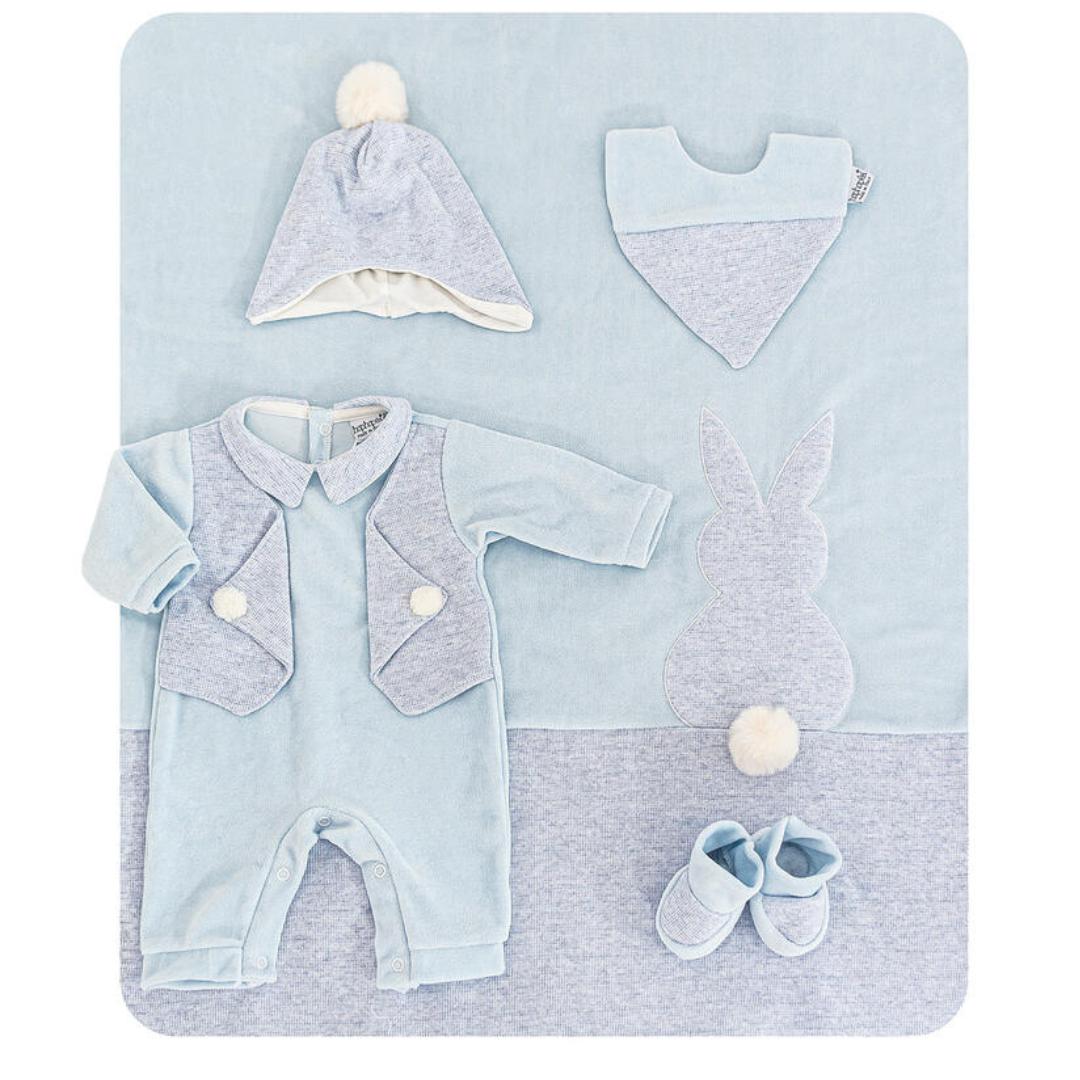 Conjunto de canastilla de invierno para bebé hophoplà