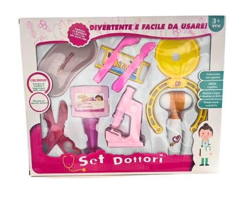 Set médico divertido y fácil de usar.
