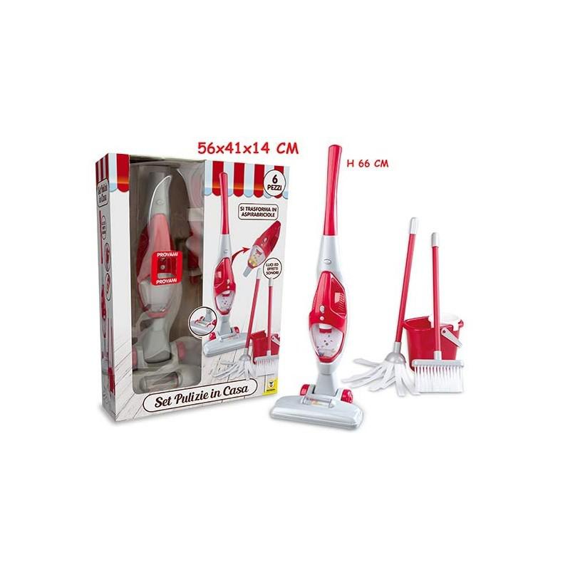 Set de limpieza para el hogar de 6 piezas.