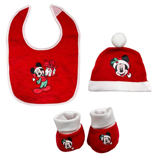 set regalo natalizio Mickey 3 pezzi