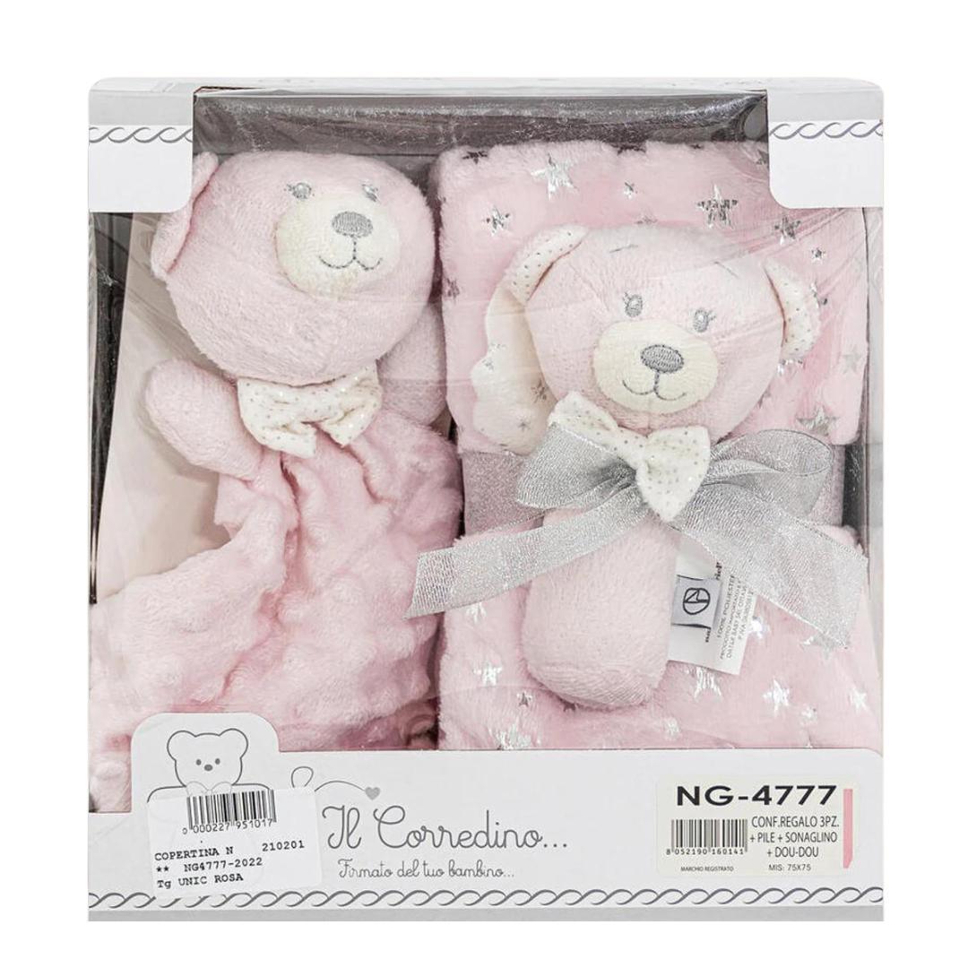 Set regalo rosa 3pz Il Corredino - Baby Shop Store