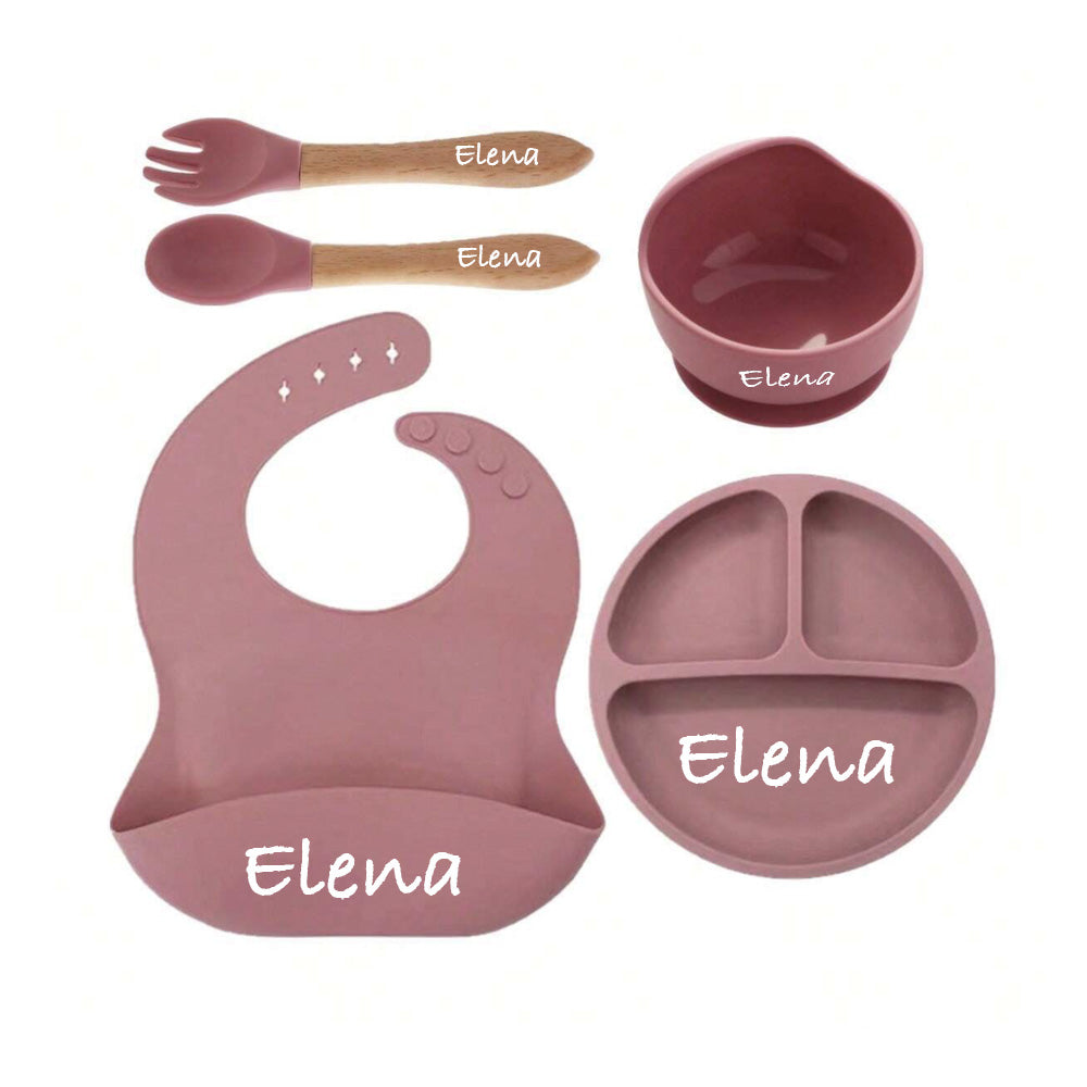 Set de comida para bebé personalizado