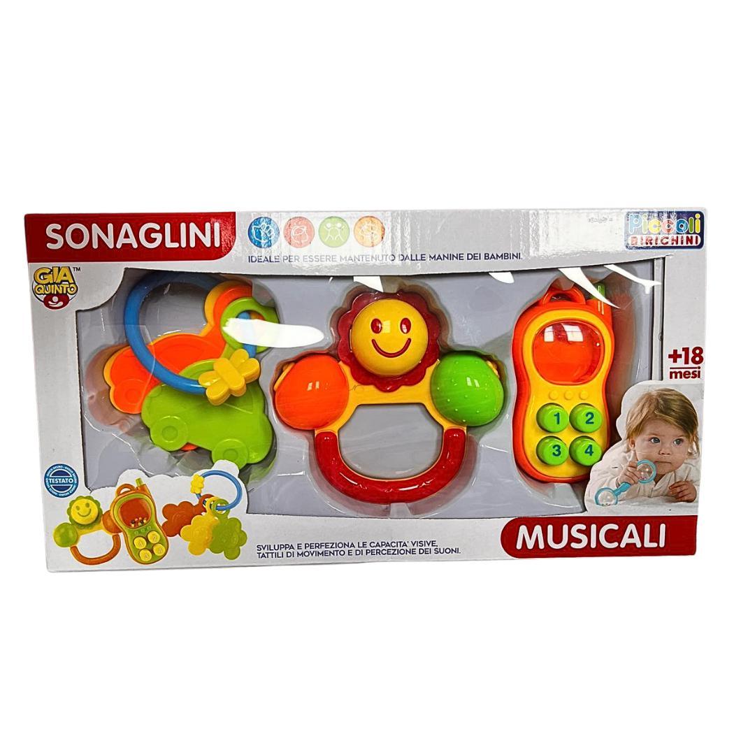 Sonaglini musicali 3pz - Baby Shop Store