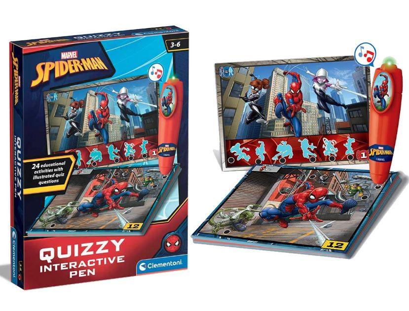 Quizzy Interactive Spiderman Pen Clementoni