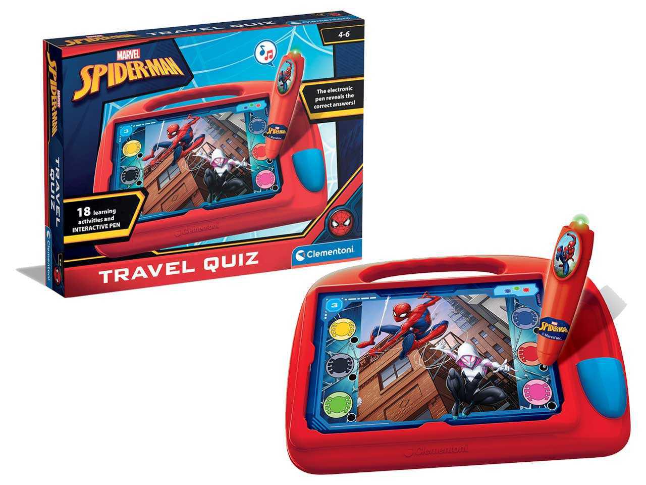 Spiderman Trvel Quiz Clementoni 4-6 anni