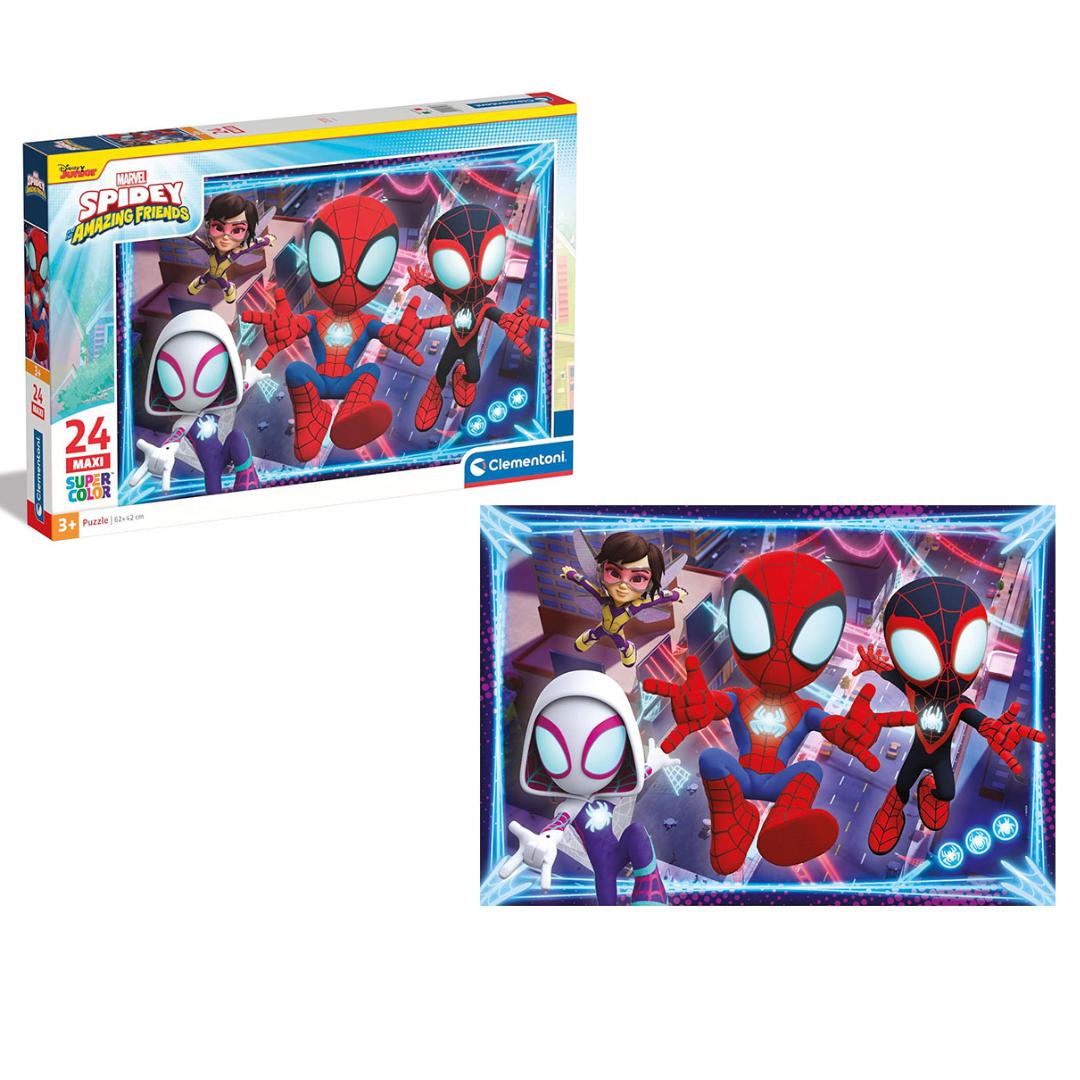 Puzzle spidey 24 max pz clementoni 3anni+