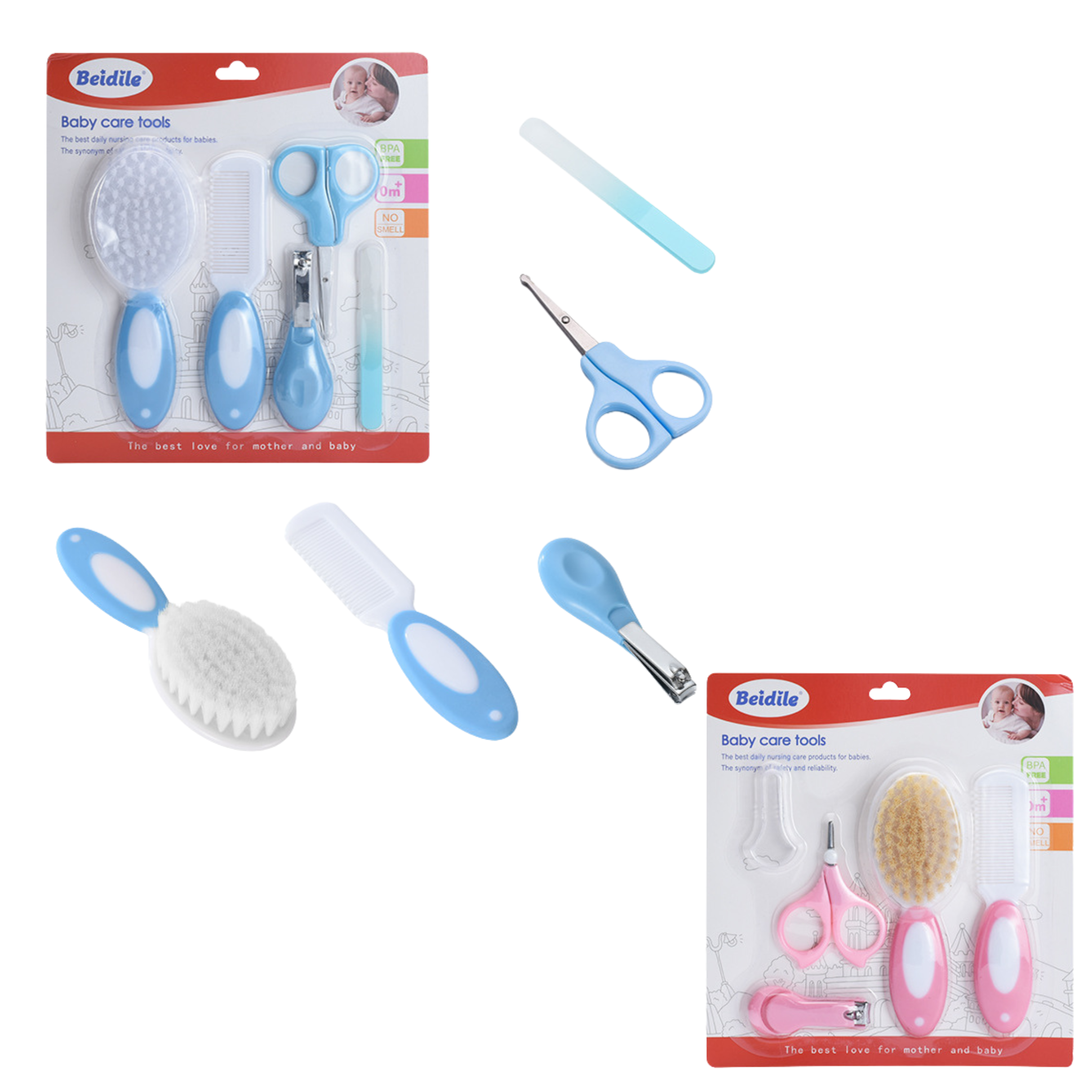 Kit Cura per Neonati - Set Igiene Completo 5 Pezzi